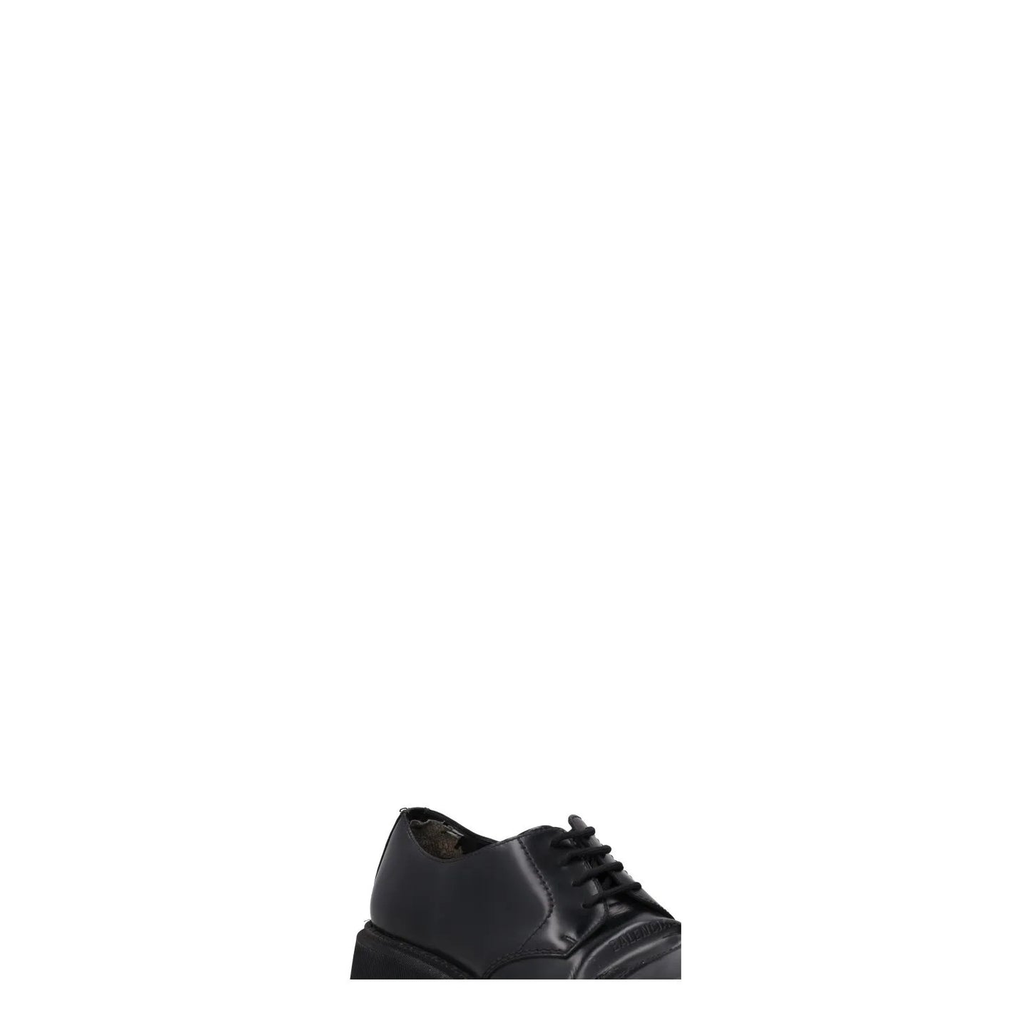 BALENCIAGA Mens Shoes Black Leather Chunky Sole Lace Up Casual UK 10 RRP 795 — View 8