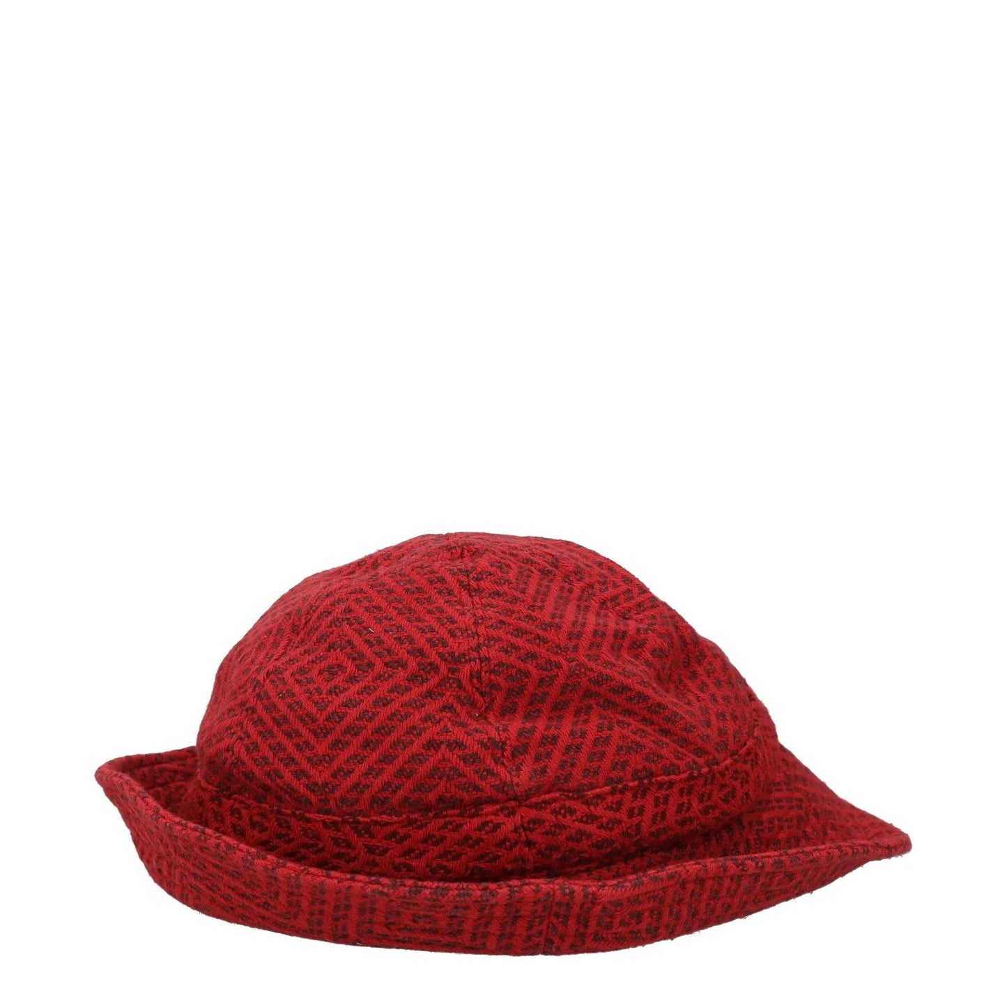 MARINE SERRE Womens Hat Red Cotton Geometric Design Logo One Size RRP 450 — View 4