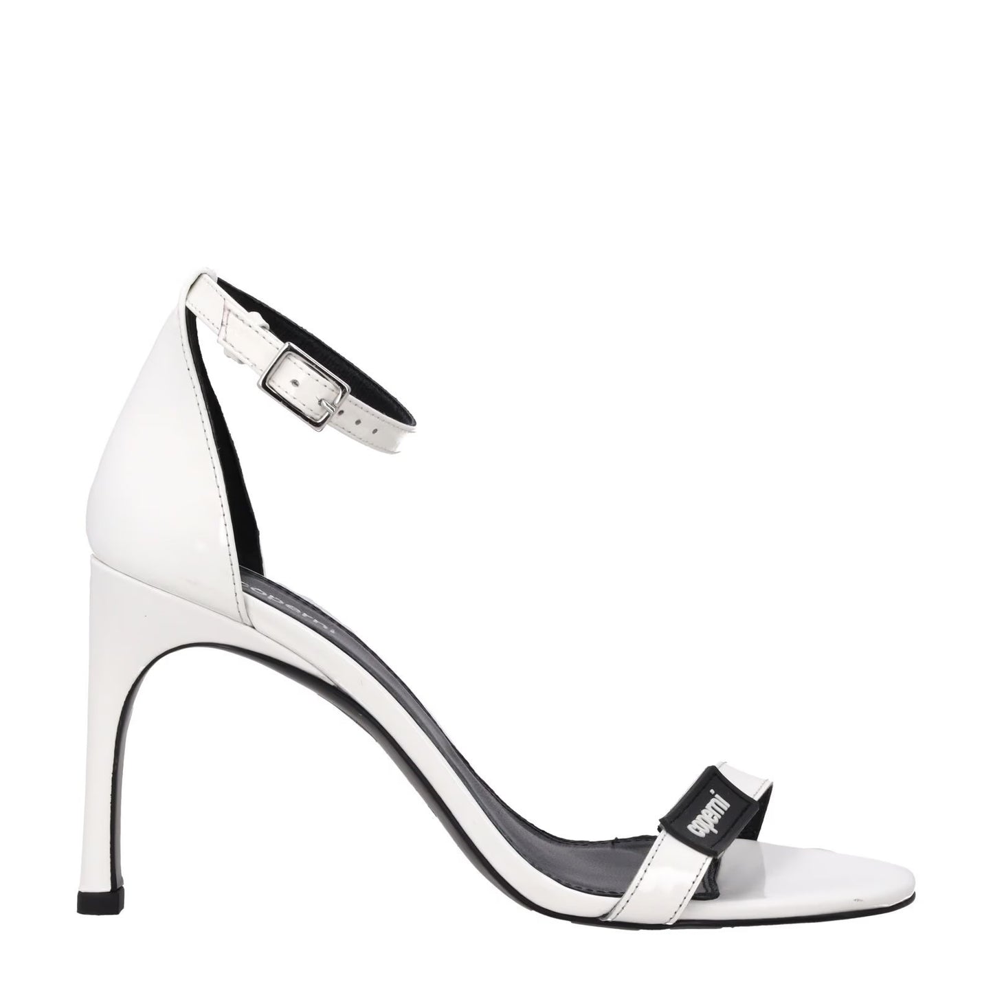 COPERNI Womens Strappy High Heel Sandal White Leather Buckle Closure UK 5 RRP440