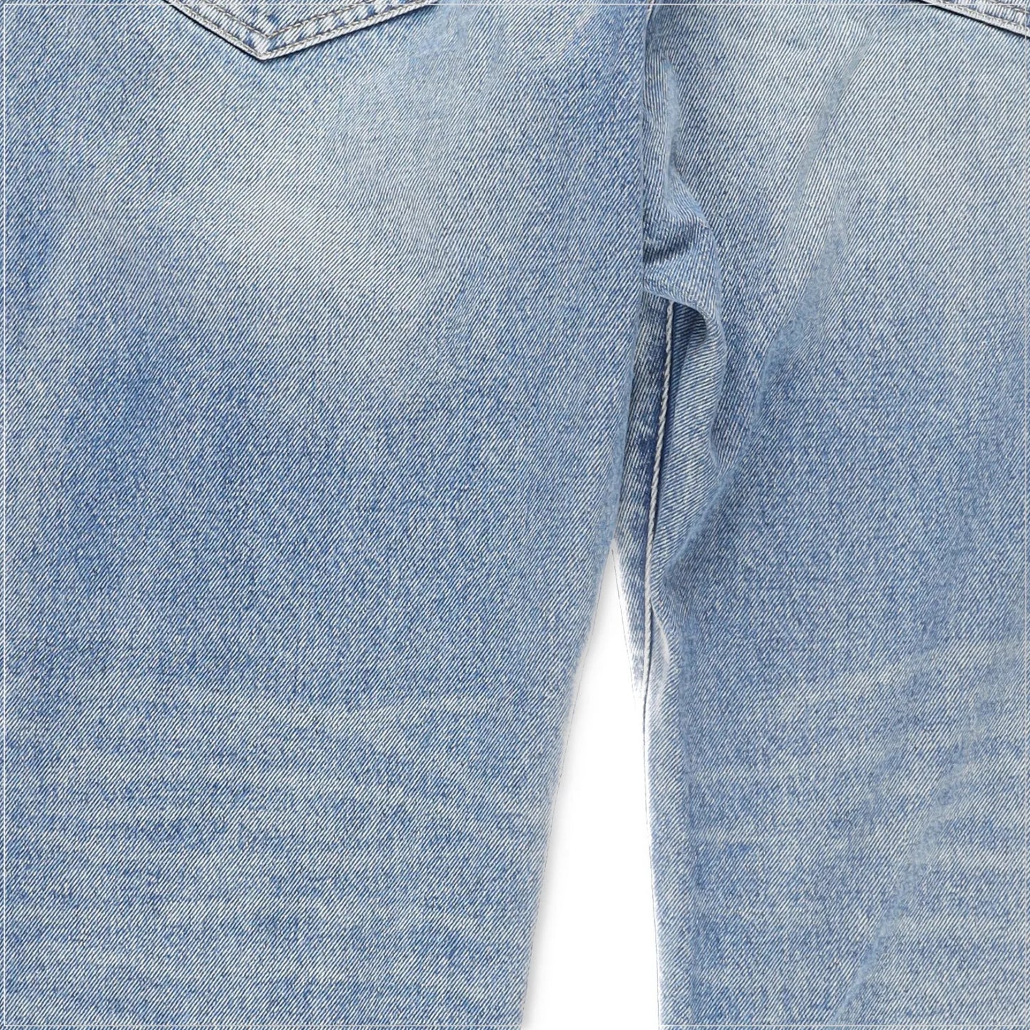 PURPLE BRAND Mens Vintage Knee Slit Blue Straight Leg Jeans Size 34 RRP 325 — View 7