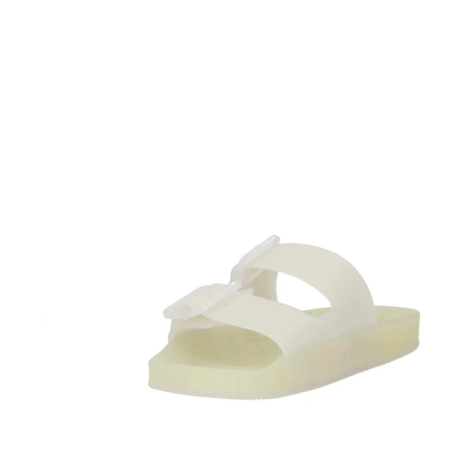 BALENCIAGA Womens Sandals White Synthetic Flat Heel Buckle UK 3.5 RRP 450 — View 3