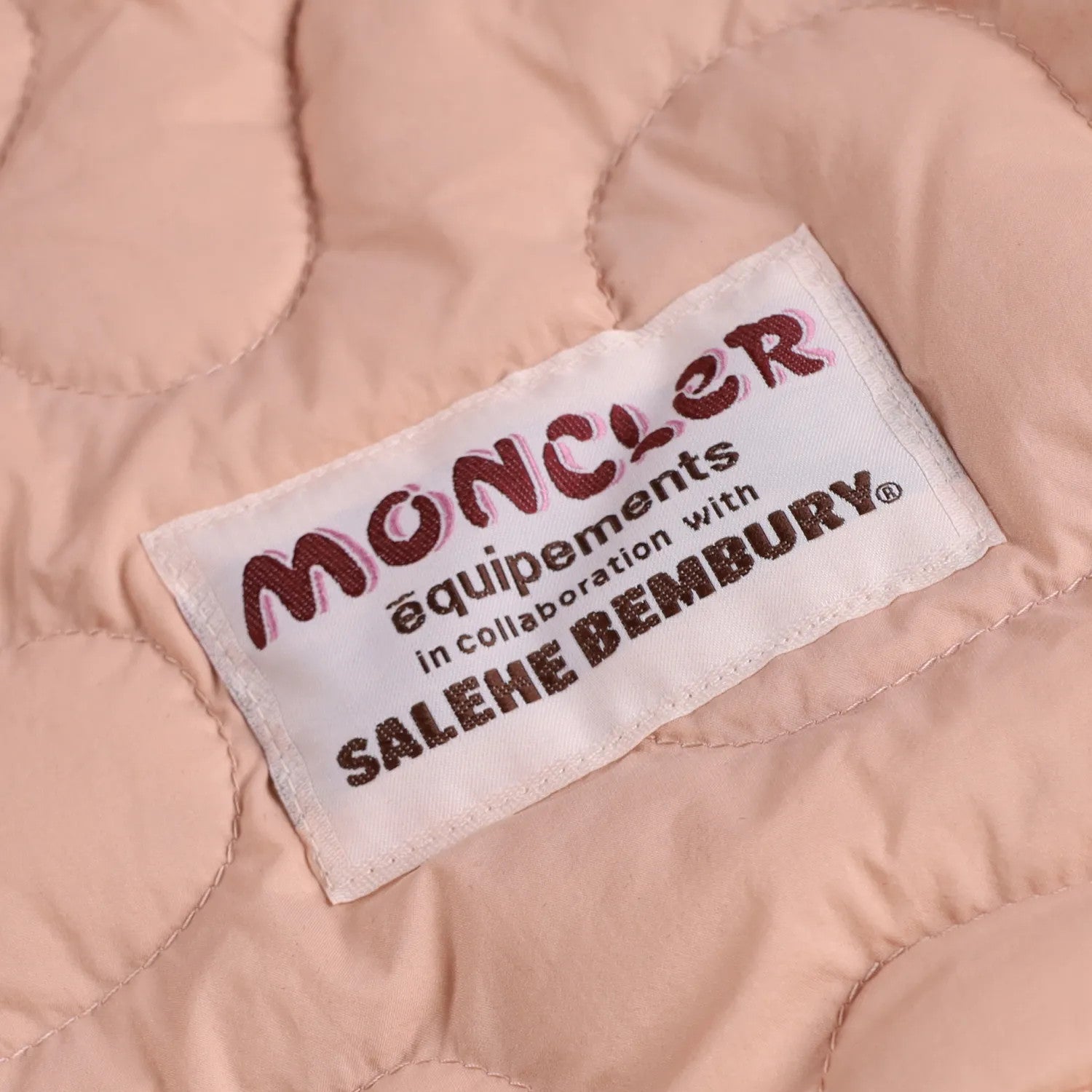 MONCLER GENIUS X Salehe Bembury Womens Shirt Jacket Quilted Crop Pink 46 RRP 735 — View 11