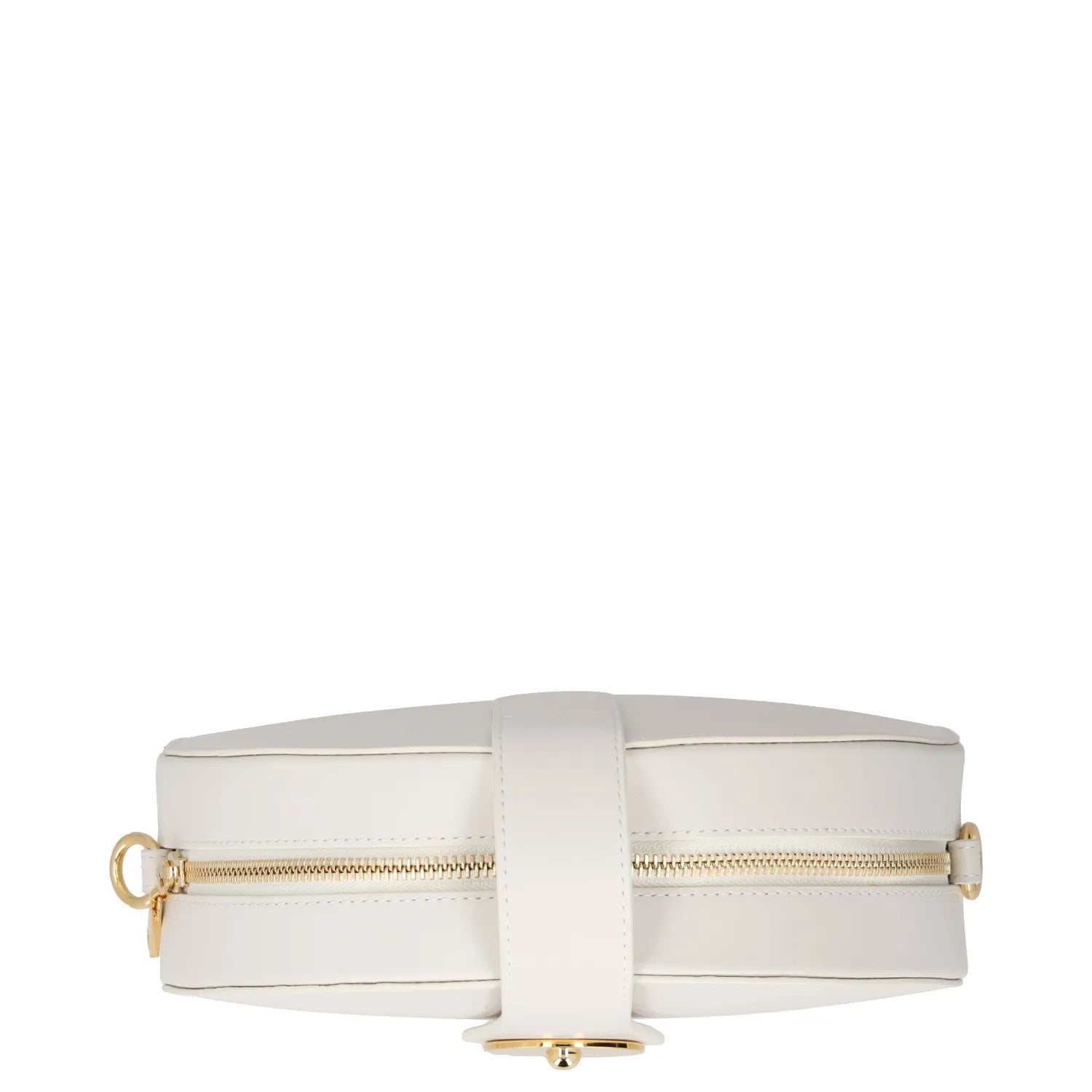 COMPLET Womens Midge Crossbody Bag Leather White Snap Closure Zip Size M RRP 500 — View 7