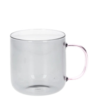 HAY single unit 300ml Mugs Multicoloured Handle Tea Glass Round OS RRP 45 — View 5