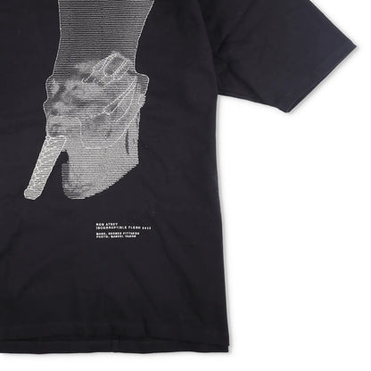 RICK OWENS Mens T-Shirt  Ron Jumbo Short Sleeve Crew Neck Black Size M RRP 585 — View 4