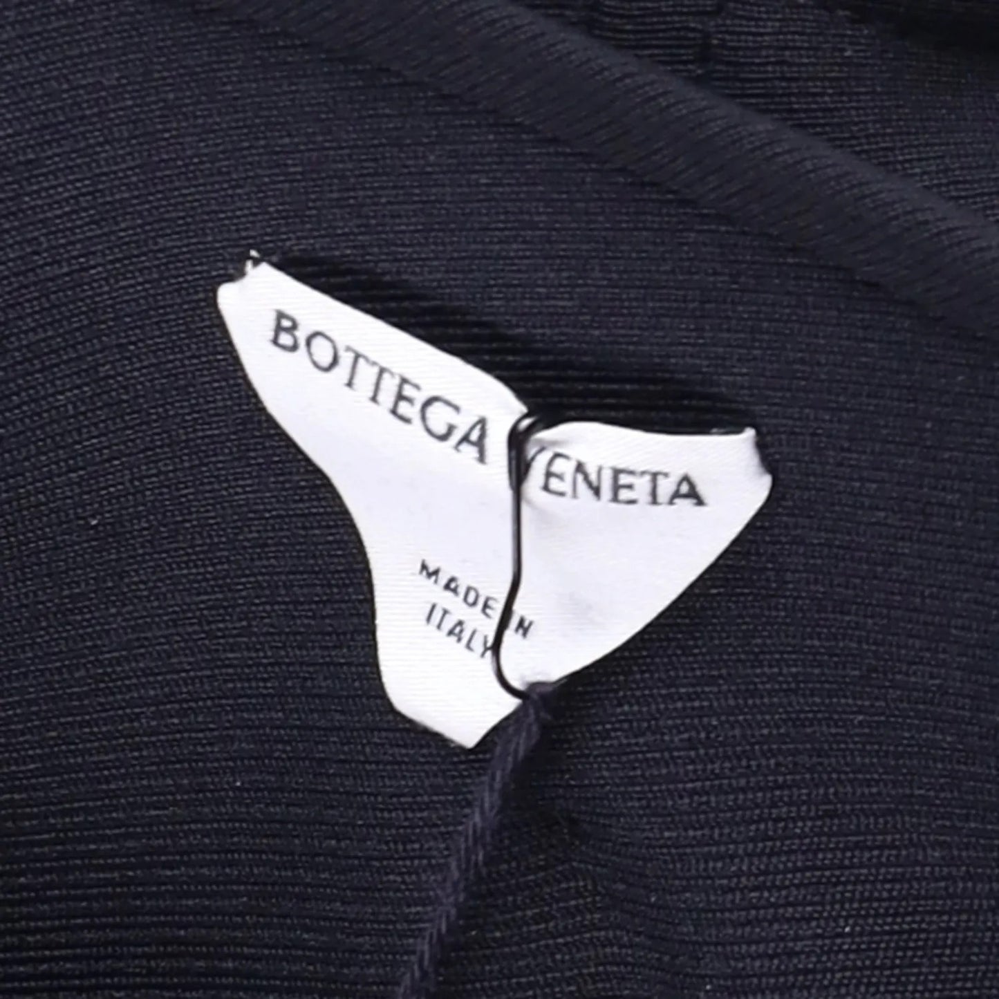 BOTTEGA VENETA Womens Midi Dress Sweetheart Double Layered Wool Black 38 RRP4479 — View 7