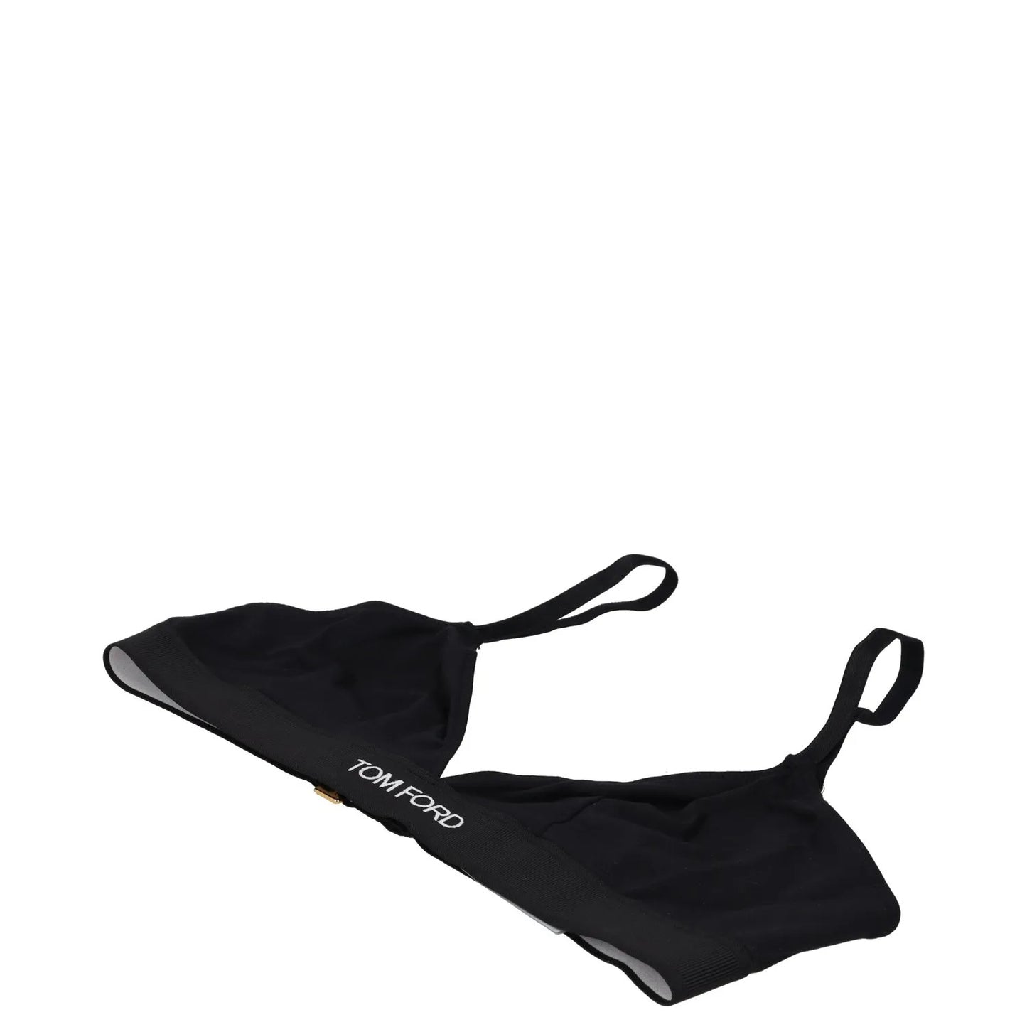 TOM FORD Womens Soft Cup Bra Jersey Logo Band Black Strap Size XL RRP 155 — View 4