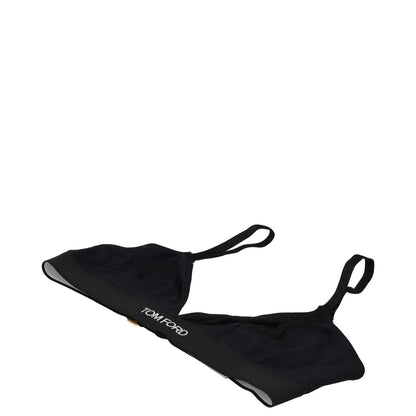 TOM FORD Womens Soft Cup Bra Jersey Logo Band Black Strap Size XL RRP 155 — View 4