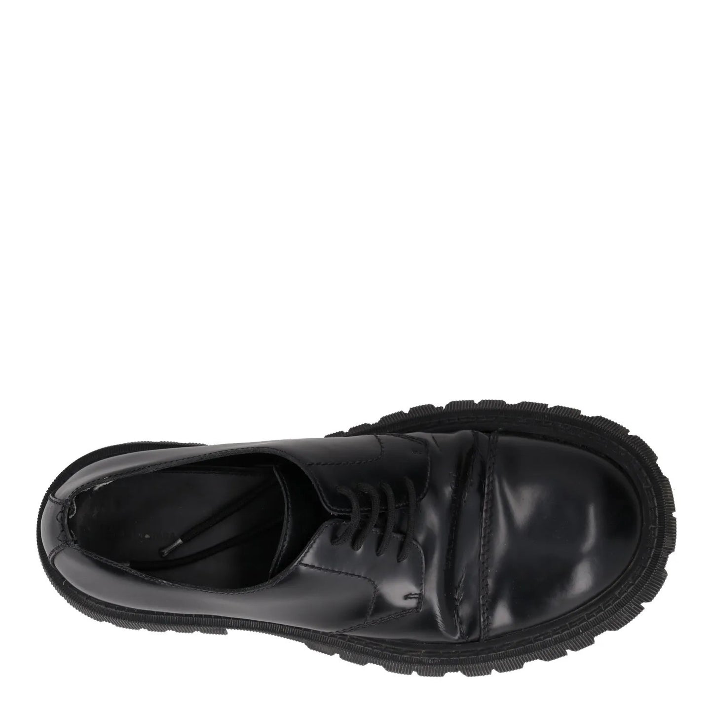 BALENCIAGA Mens Shoes Black Leather Chunky Sole Lace Up Casual UK 10 RRP 795 — View 7