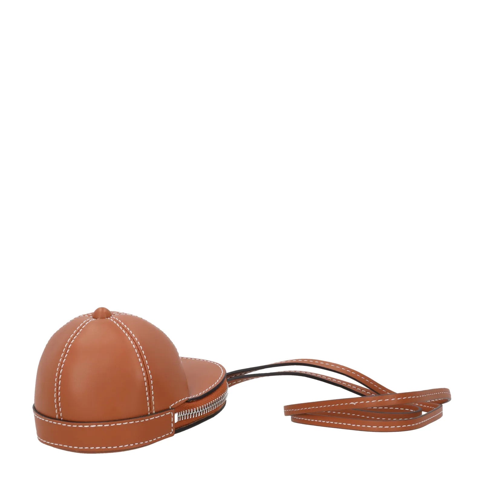 J.W. ANDERSON Womens Nano Cap Crossbody Bag Leather Pecan Size S RRP 295 — View 7