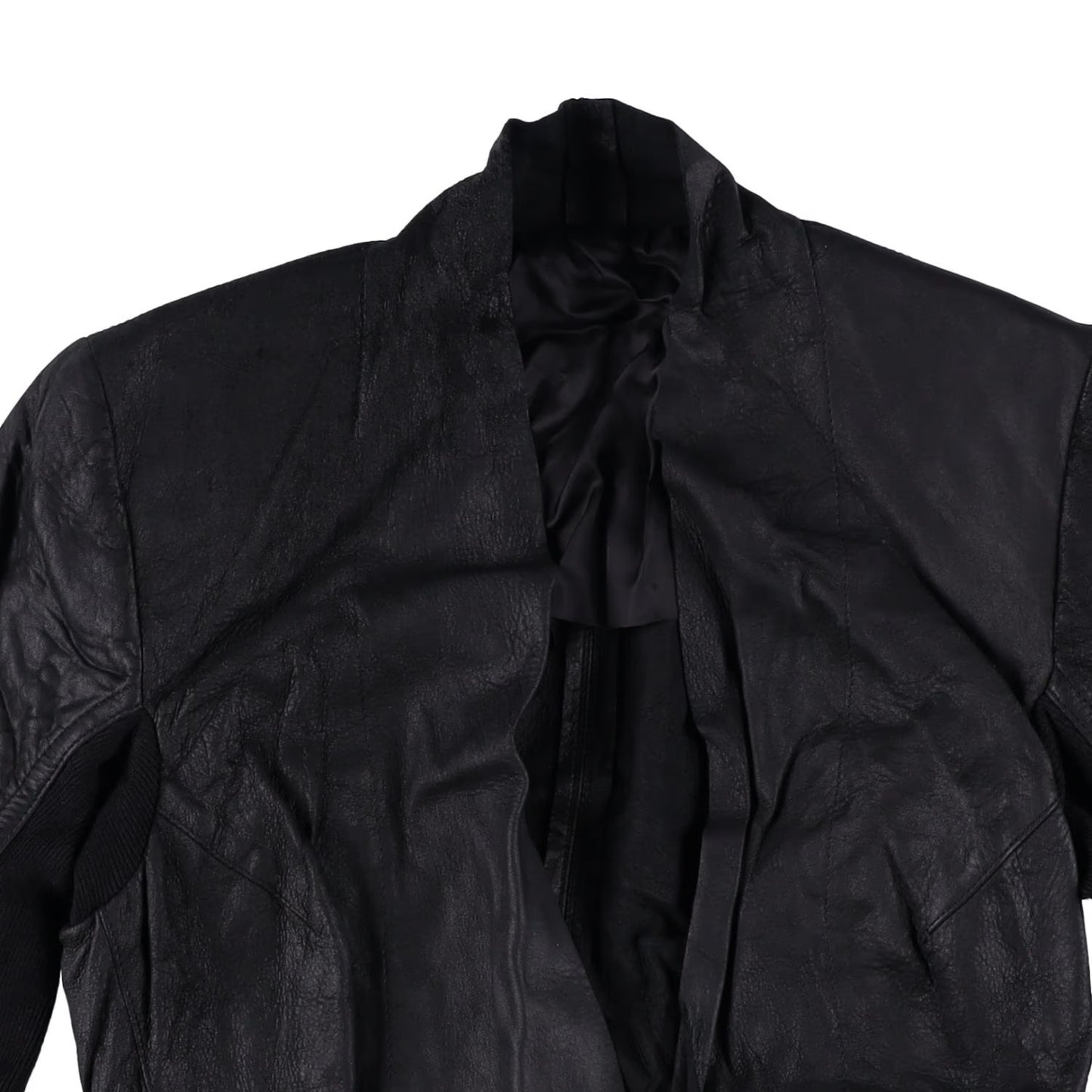 RICK OWENS Women Rick Jacket Blazer V-Neck Long Sleeve Black Size 38 RRP 1340 — View 6