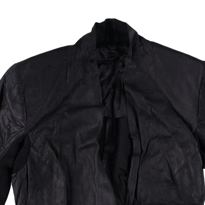 RICK OWENS Women Rick Jacket Blazer V-Neck Long Sleeve Black Size 38 RRP 1340 — View 6