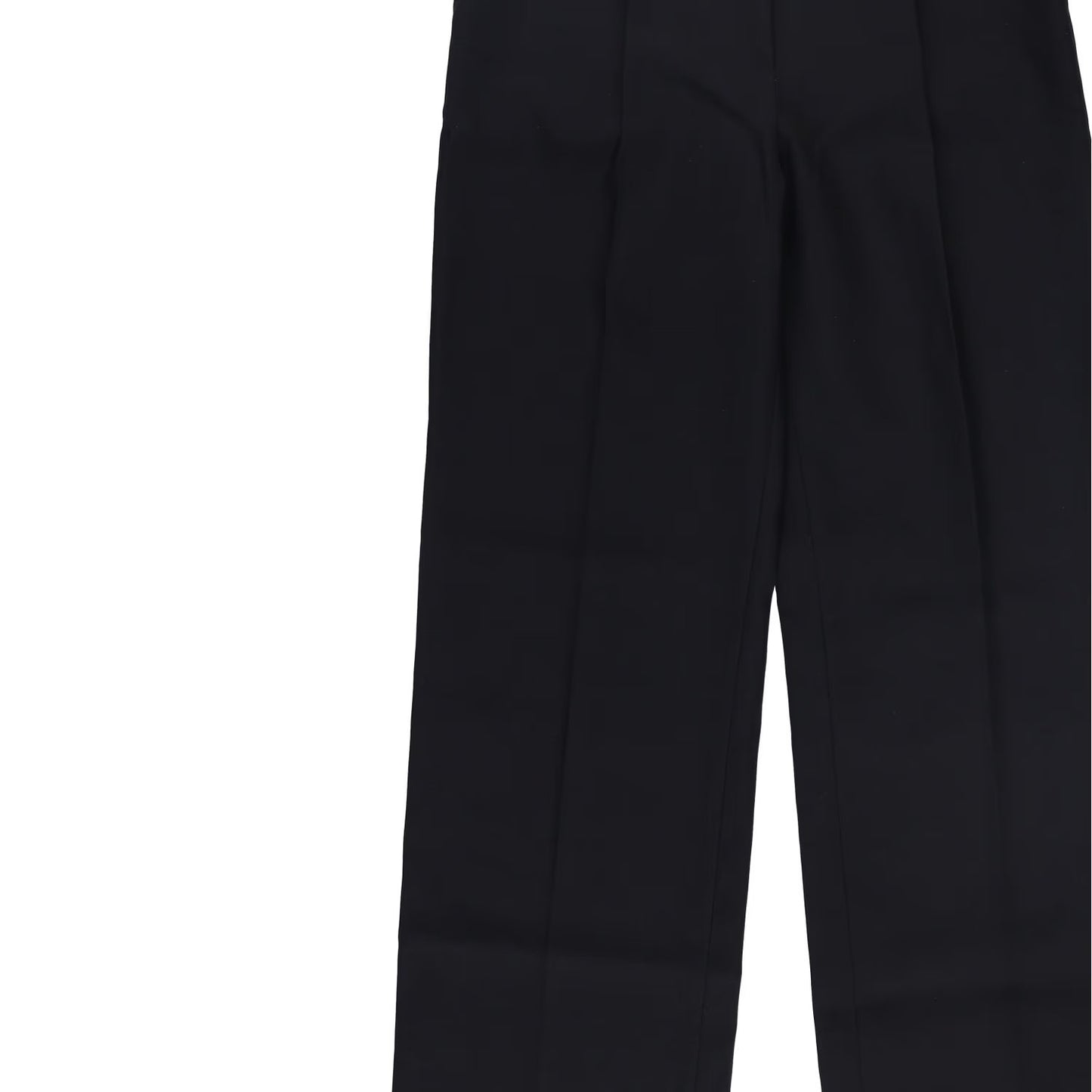 ALEXANDER WANG Womens High Waisted Pleated Trouser Logo Elastic Black 2 RRP 595 — View 2