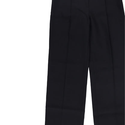 ALEXANDER WANG Womens High Waisted Pleated Trouser Logo Elastic Black 2 RRP 595 — View 2