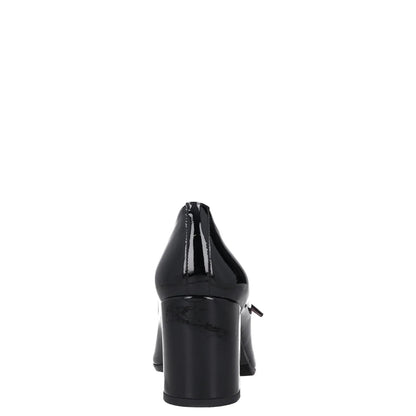 CAREL PARIS Womens Mary Jane Heels Black Leather Strappy EU 40.5 RRP 390 — View 4