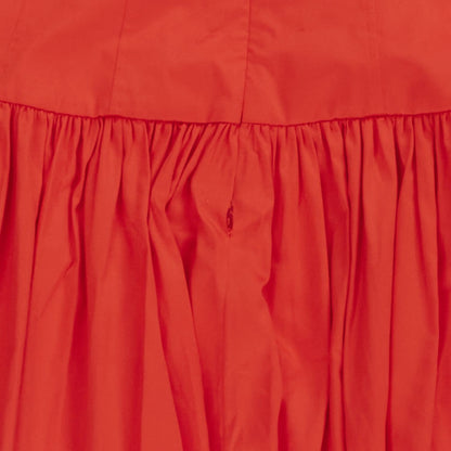TOVE Womens Lauryn Strapless Red Midi Dress Sweetheart Neckline Size 40 RRP 635 — View 9