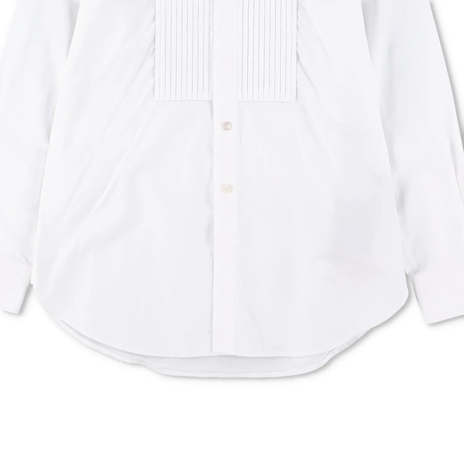 SAINT LAURENT Womens Top Shirt Long Sleeve Collared Button Up White 34 RRP 645 — View 3