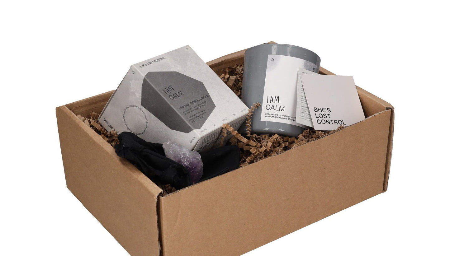 She's Lost Control New Mama Gift Set Candle Scent Quartz Stone OS RRP 195