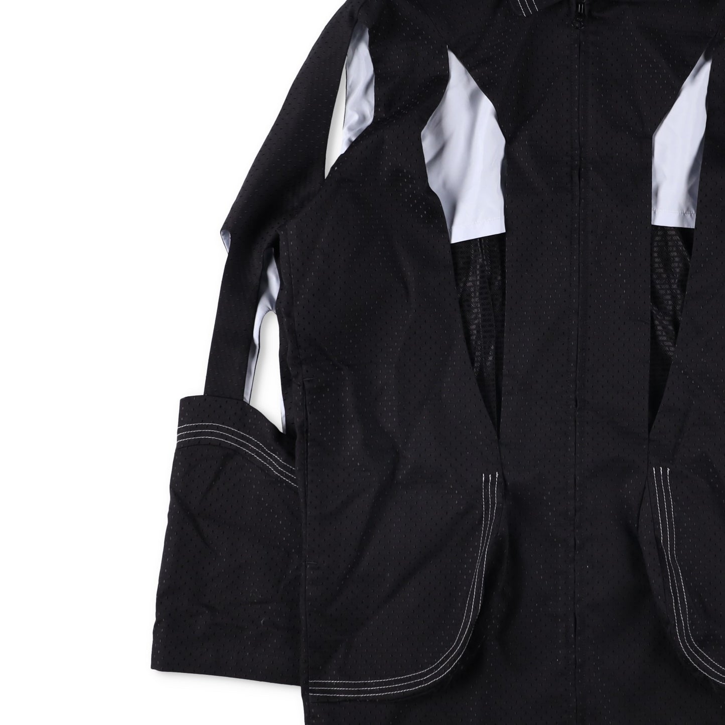 KIKO KOSTADINOV Black Hydra Shell Jacket Mens Size 50 Cotton Viscose RRP900 — View 3