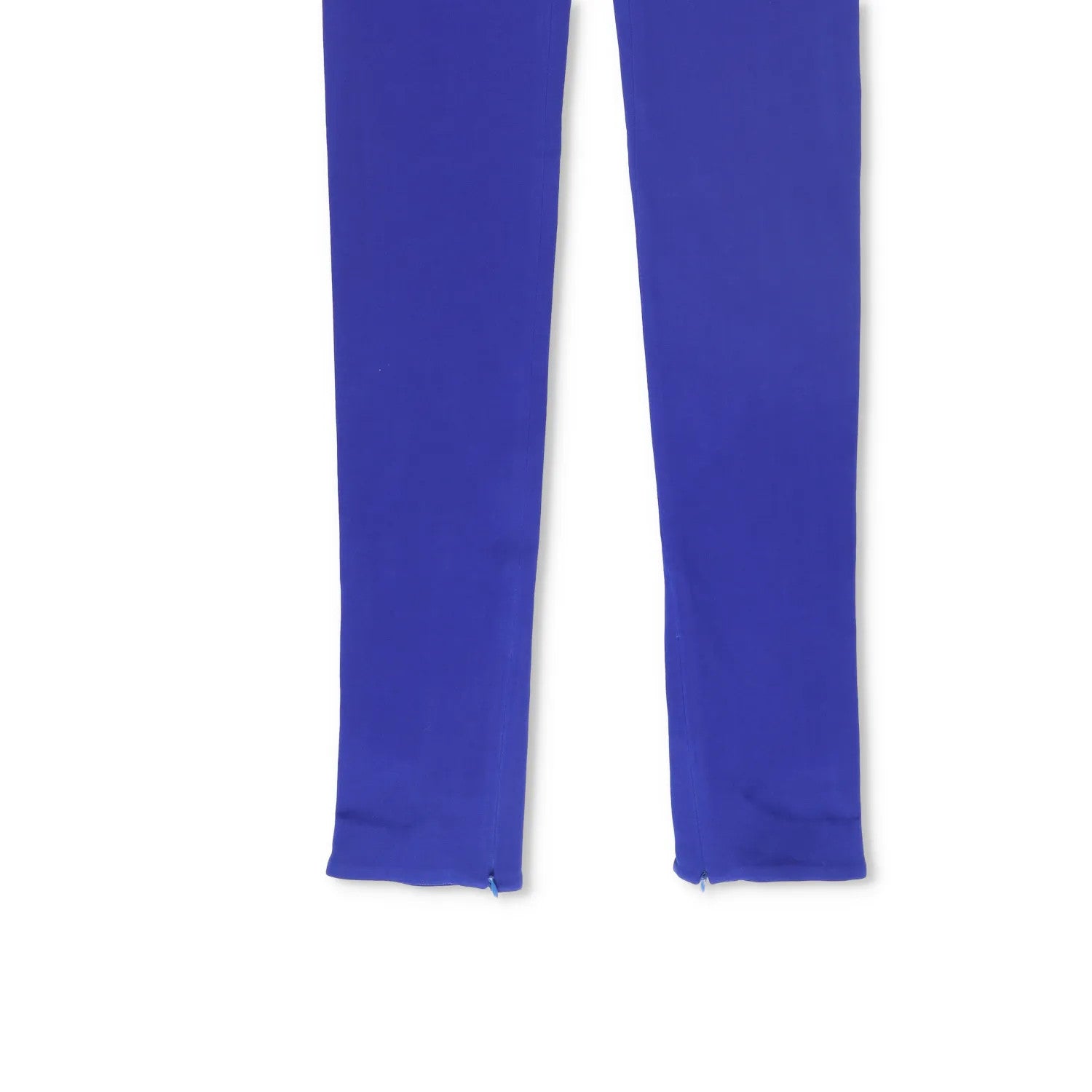 MAXIMILIAN Womens Fi Trousers Slim Leg Blue Flat Front Skinny Size M RRP 510 — View 4