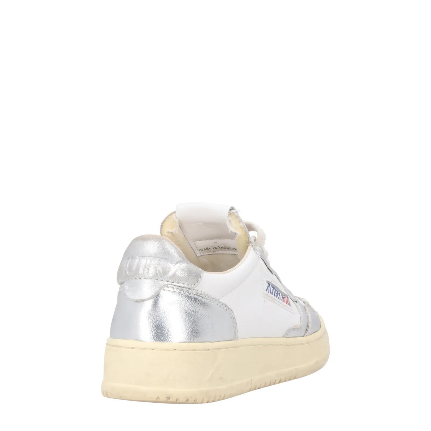 AUTRY Womens Medalist  Bicolour White Leather Low Top Sneaker EU 35 RRP 190 — View 6