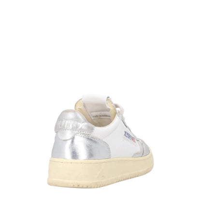 AUTRY Womens Medalist  Bicolour White Leather Low Top Sneaker EU 35 RRP 190 — View 6