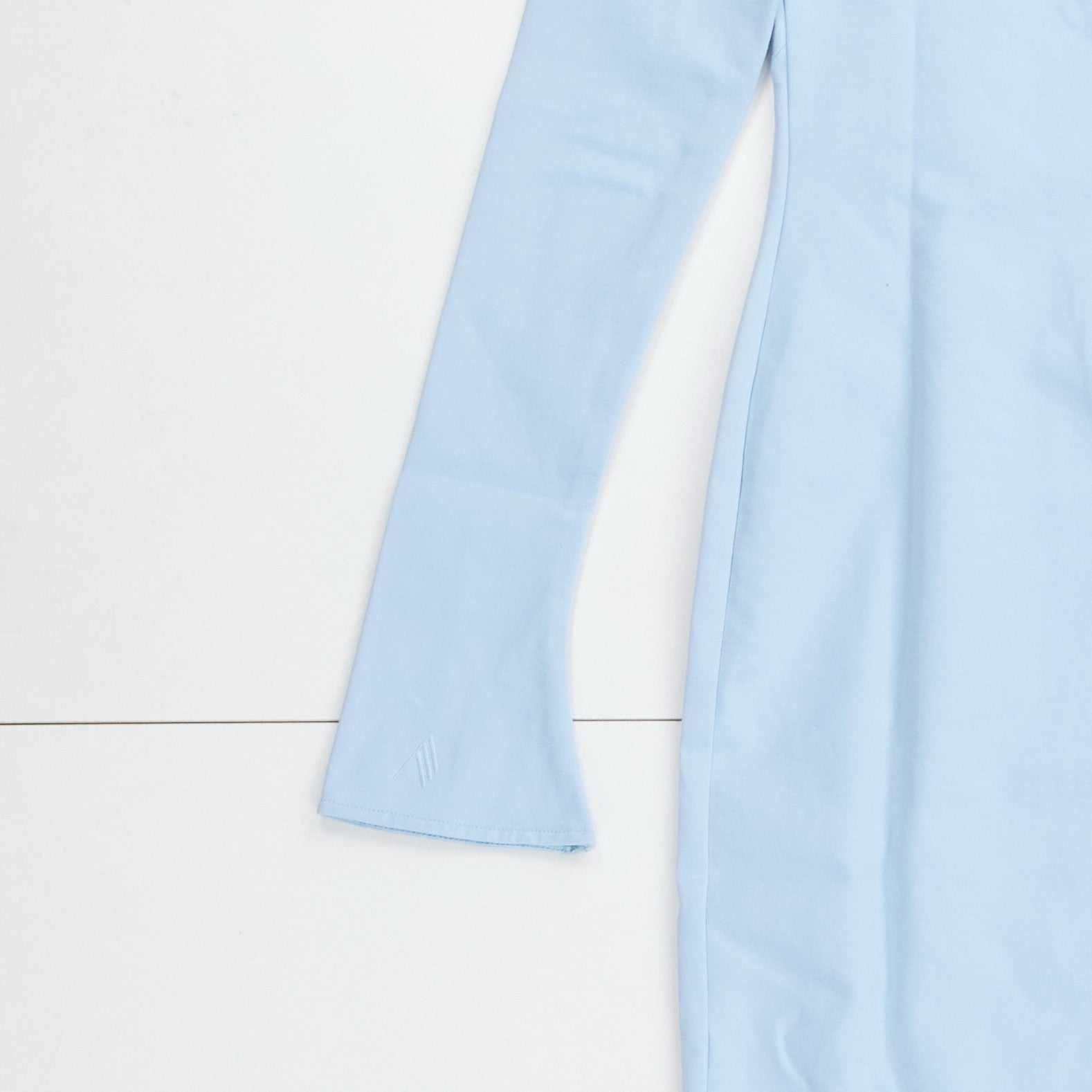 THE ATTICO Light Blue Maxi Dress Slit Blue Lawrence Size 40 RRP850 — View 10