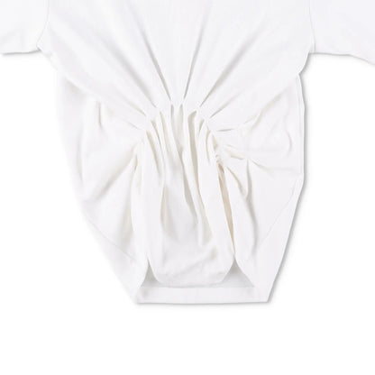 MAGDA BUTRYM Womens Re25 T-Shirt 01 Ruffle Short Sleeve Crop White 34 RRP 330 — View 3