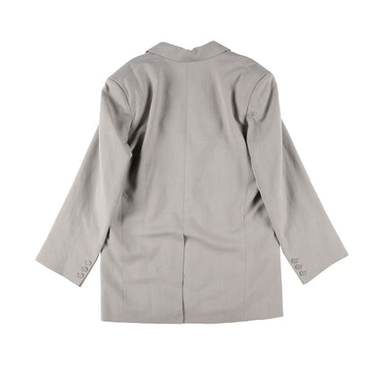 FRANKIE SHOP Womens Aiden Single Breasted Blazer Linen Sage Size S RRP 350 — View 11
