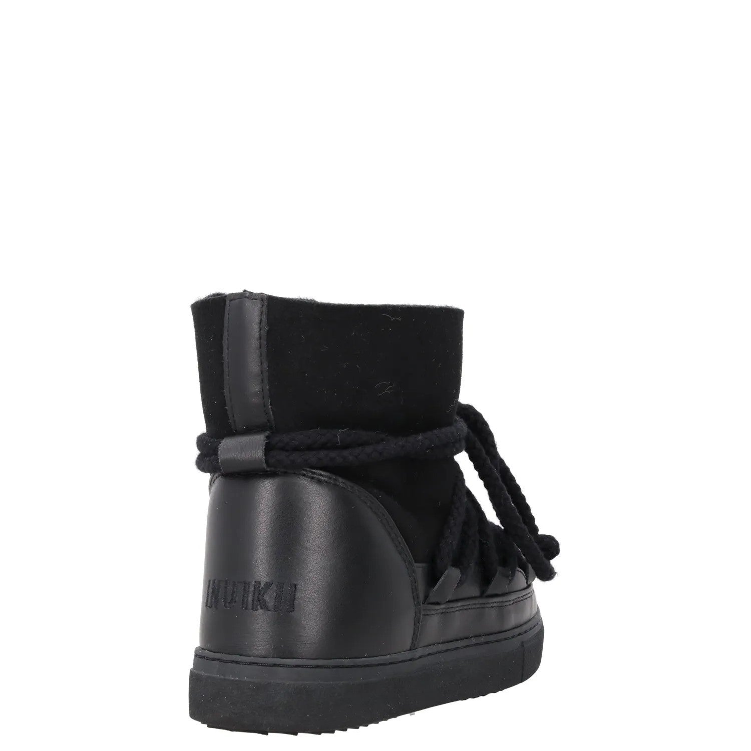INUIKII Womens Snow Boots Rubber Sole Suede Shearling Lined Black EU 36 RRP 226 — View 6