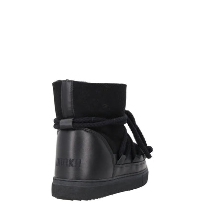 INUIKII Womens Snow Boots Rubber Sole Suede Shearling Lined Black EU 36 RRP 226 — View 6