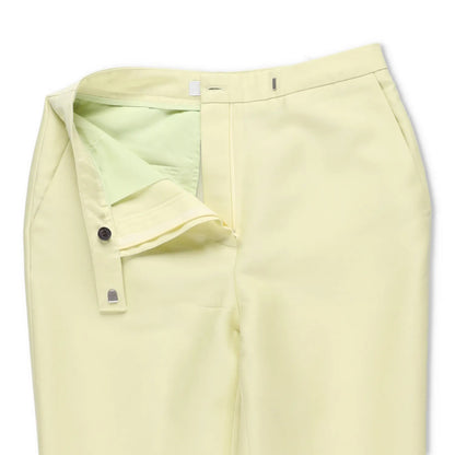LVIR Womens Flared Trousers Back Slit Wool Blend Pants Green Size S RRP 235 — View 5