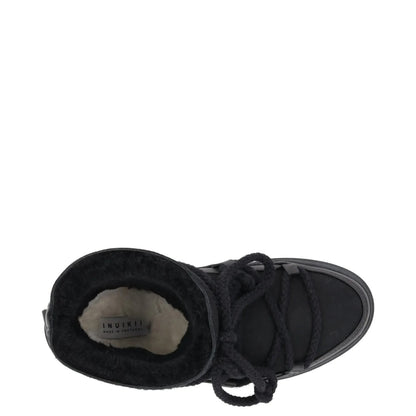 INUIKII Womens Snow Boots Rubber Sole Suede Shearling Lined Black EU 36 RRP 226 — View 7
