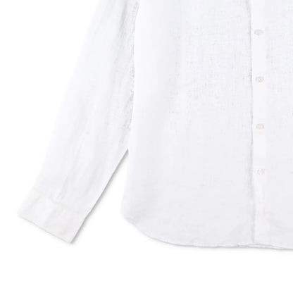ORLEBAR BROWN Mens Giles White Button-Up Shirt Long Sleeve Collared XXL RRP 245 — View 3