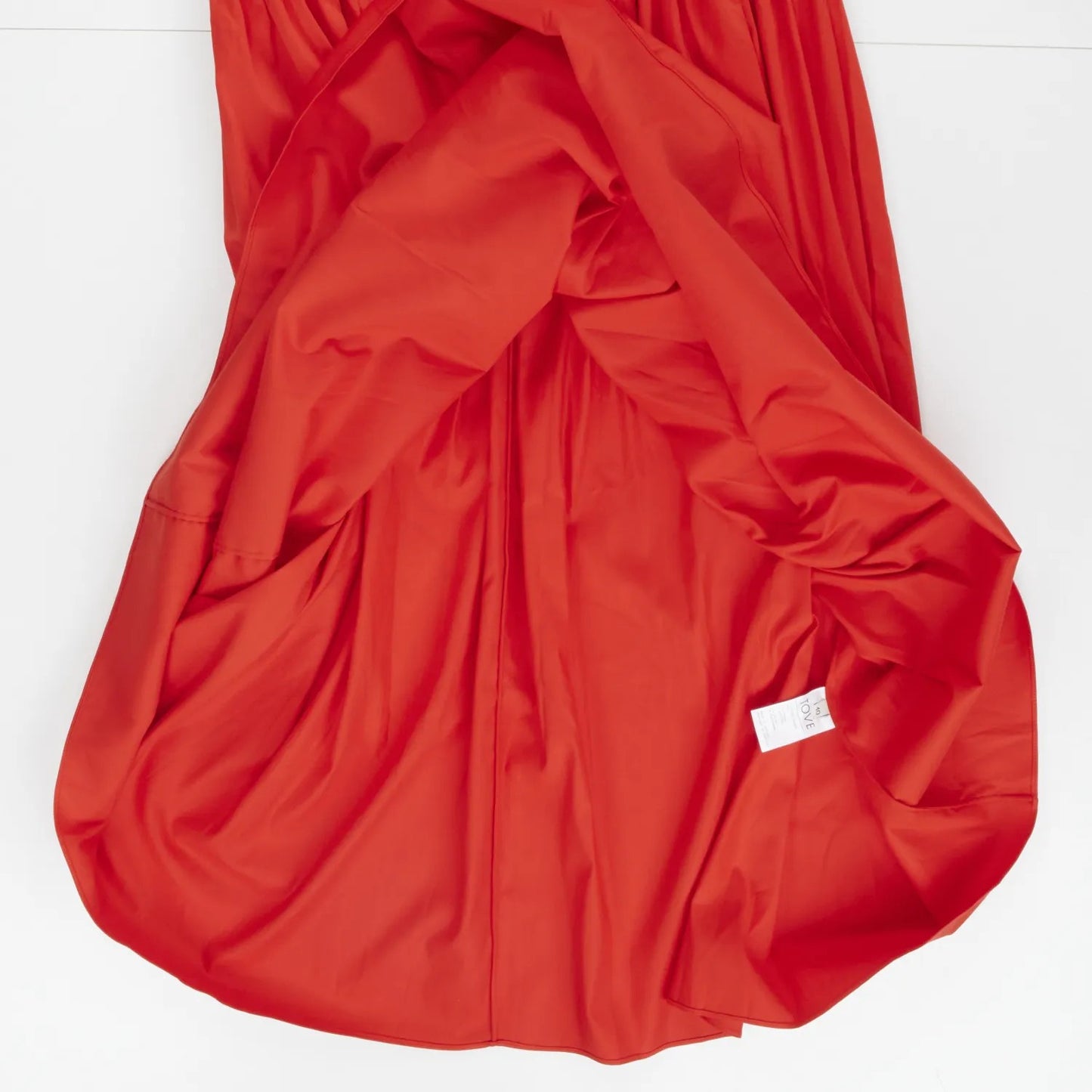 TOVE Womens Lauryn Strapless Red Midi Dress Sweetheart Neckline Size 40 RRP 635 — View 5