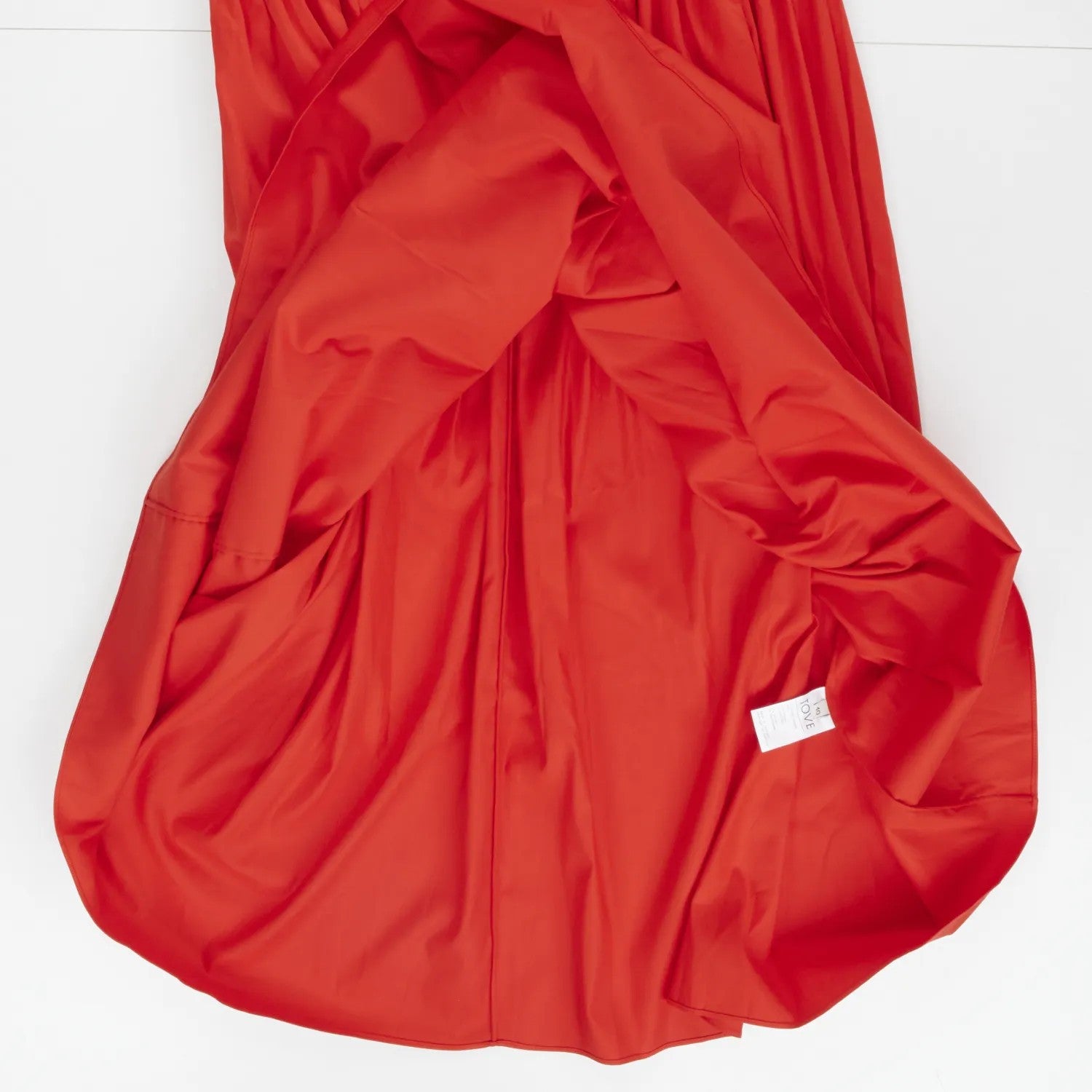 TOVE Womens Lauryn Strapless Red Midi Dress Sweetheart Neckline Size 40 RRP 635 — View 5