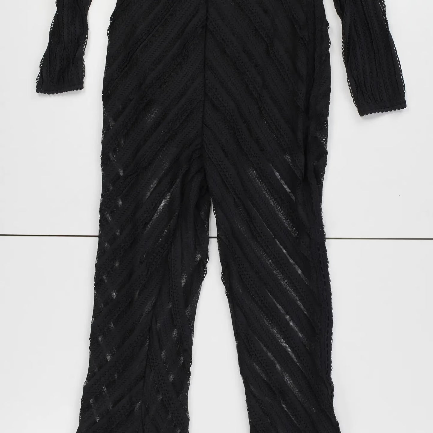 CHARO RUIZ IBIZA Womens Jumpsuit Off Shoulder Long Sleeve Black Size M RRP 425 — View 5