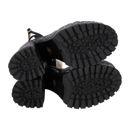 Charlotte Olympia Womens Miranda Sandals Satin Slingback Black UK 7.5 RRP 995 — View 8