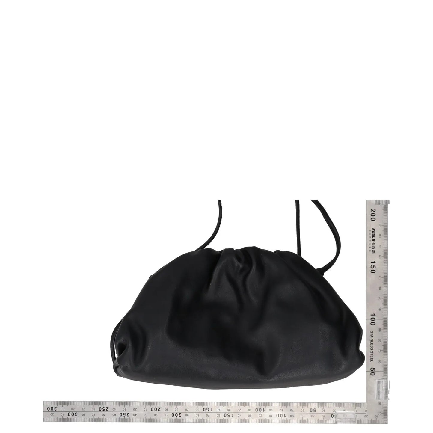 BOTTEGA VENETA Womens Mini Blois Pouch Bag Black Smooth Size S RRP 1710 — View 8