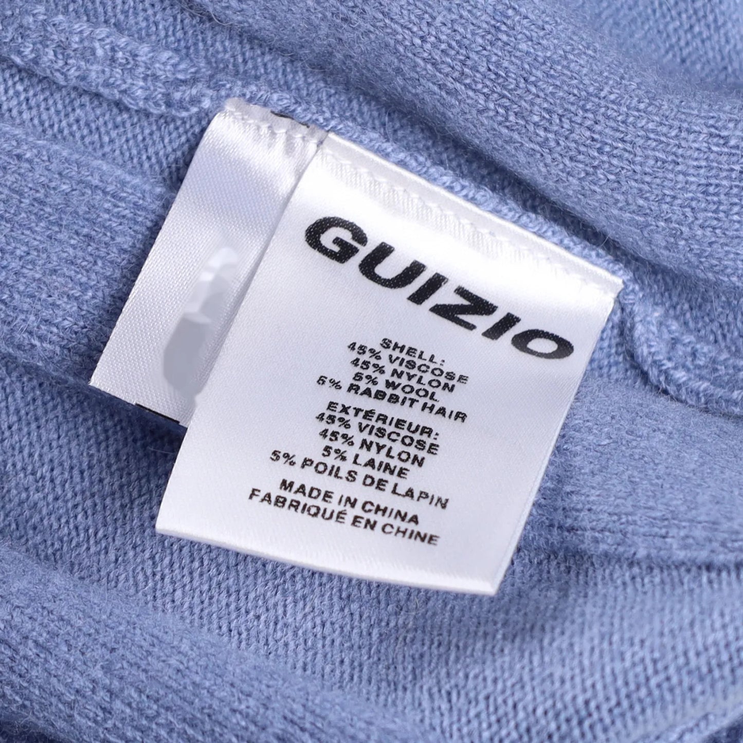 DANIELLE GUIZIO Womens Cielo Pleated Mini Skirt Low Rise Blue Pleated L RRP 150 — View 6