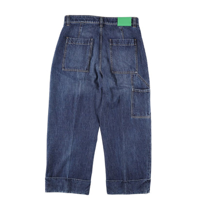 BOTTEGA VENETA Womens Jeans Straight High Waist Ankle Length Denim 40 RRP 860 — View 11