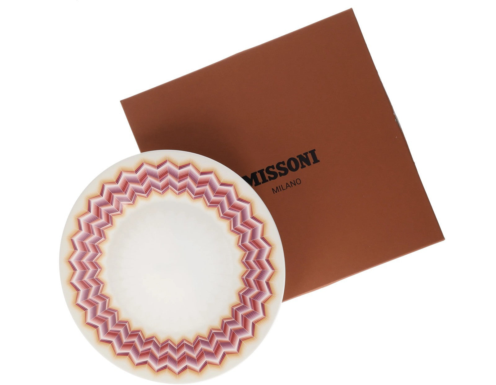 MISSONI TABLEWARE Zig Zag Jarris 156 32Cm Charger Plate Multicoloured OS RRP 182 — View 6