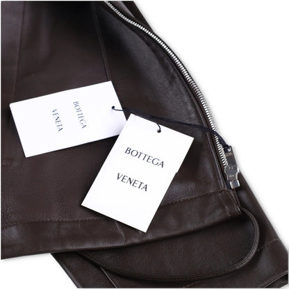 BOTTEGA VENETA Womens Blouson Medium Weight Nappa Coat Jacket Green L RRP 3882 — View 9
