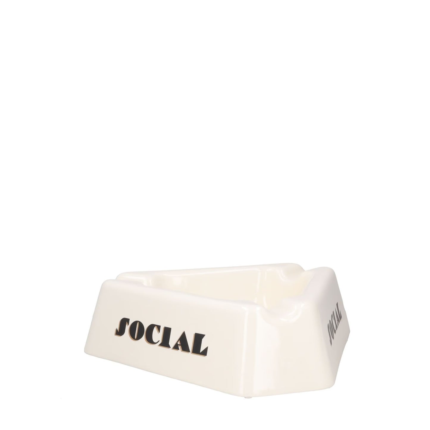 SELETTI X Diesel Social Smoker Ashtray White Glossy Porcelain OS RRP 130