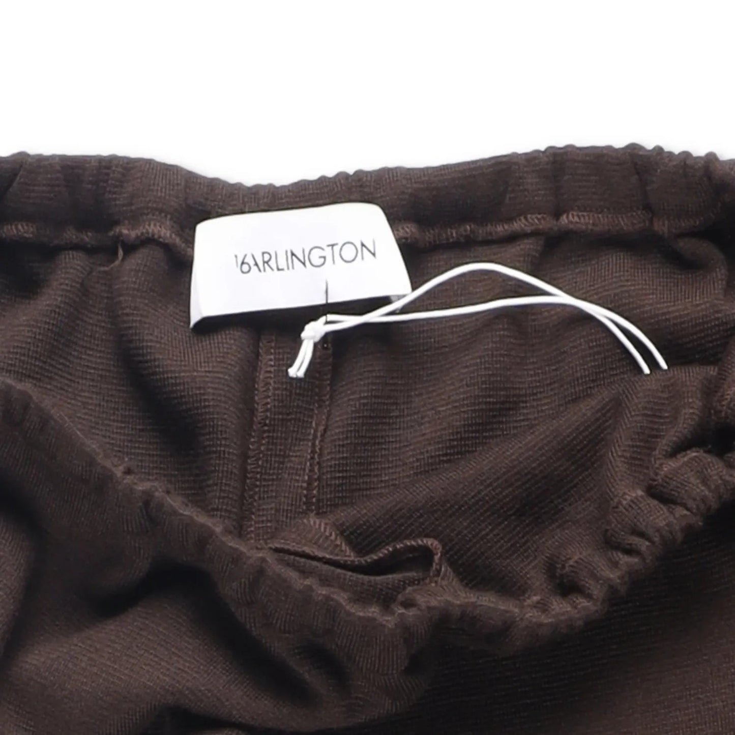 16ARLINGTON Womens Flared Joggers Wool Acrylic Blend Trousers Brown 12 RRP 680 — View 7
