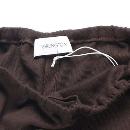 16ARLINGTON Womens Flared Joggers Wool Acrylic Blend Trousers Brown 12 RRP 680 — View 7