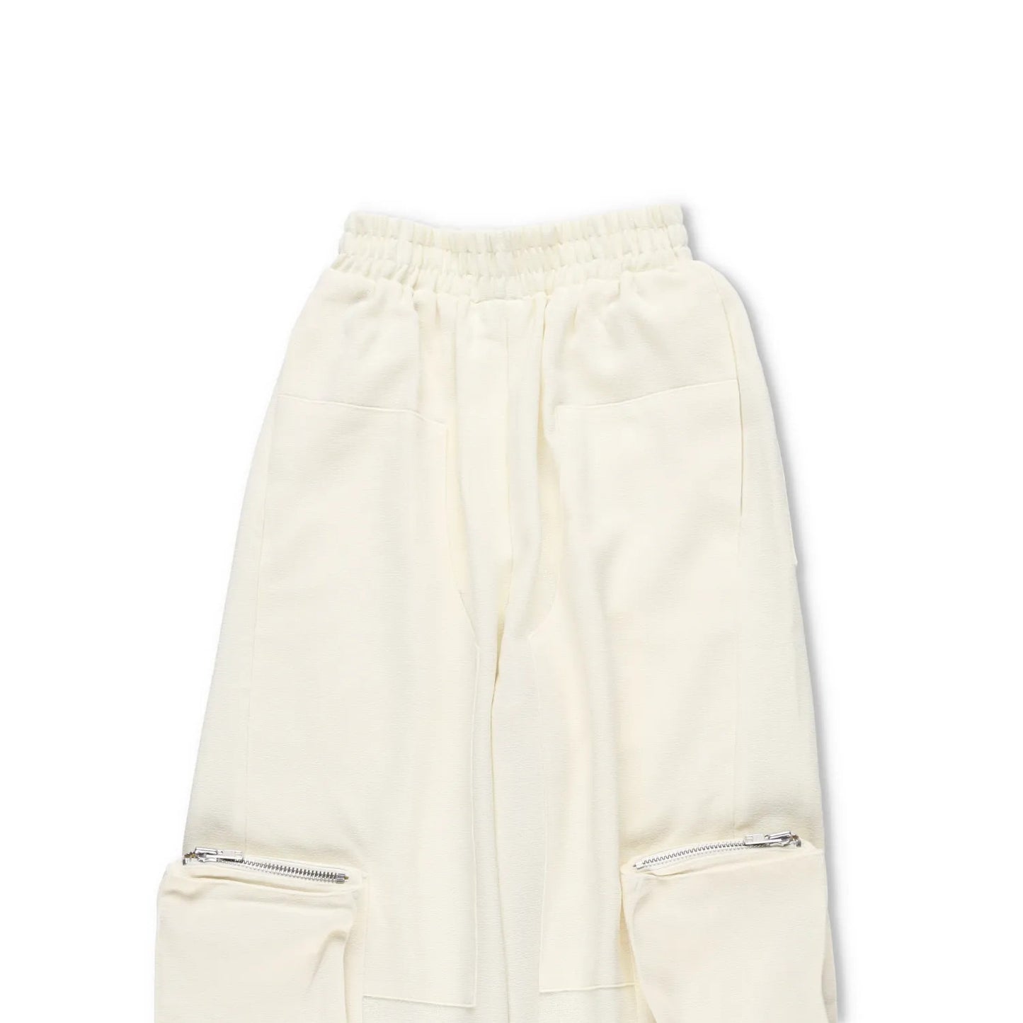 PARIS GEORGIA Womens Trousers Ivory White Wide Leg Side Pockets Size XS RRP 250 — View 2