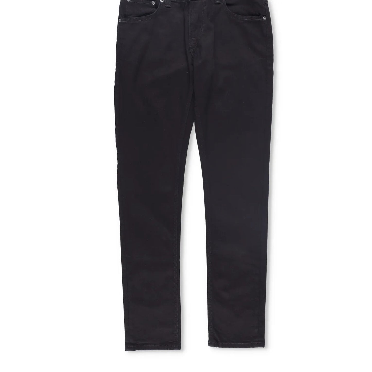 NUDIE JEANS Mens Skinny Jeans Tight Terry Black Stretch Denim 5 Pocket 28 RRP105 — View 3