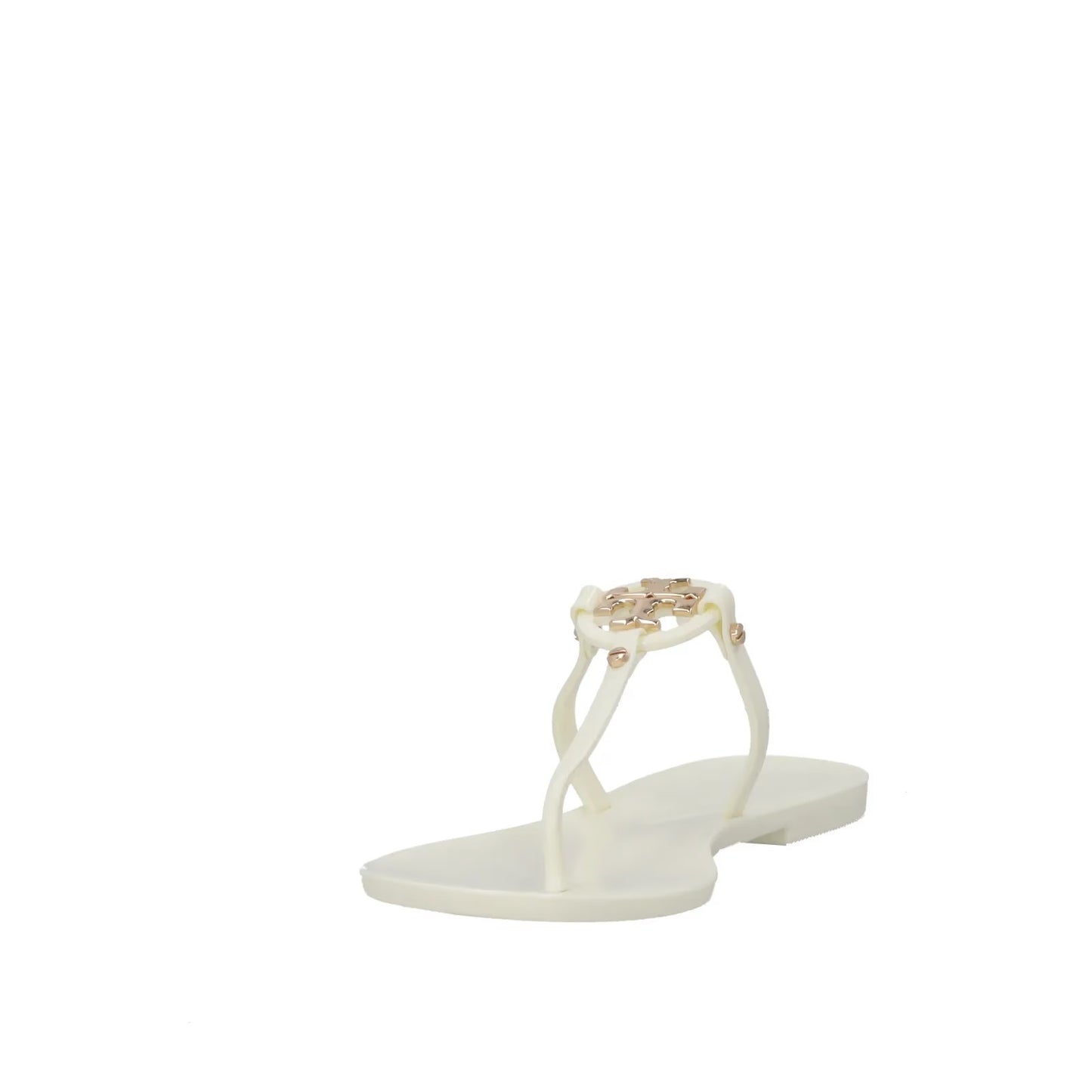 TORY BURCH Womens Mini Miller White Thong Sandal Studded Slip On US 7 RRP 95 — View 3