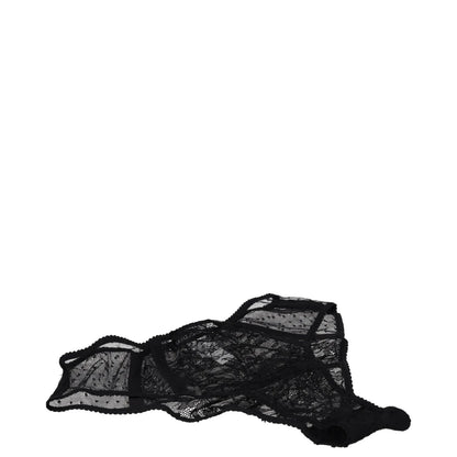 DOLCE & GABBANA Womens Briefs Tulle Plumetis Lace Black Knickers L RRP 245 — View 3